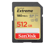 Sandisk 512GB SDXC Extreme 180MB/s A2 C10 V30 UHS-I U3 - 1212729 - zdjęcie 1
